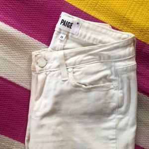 PAIGE White Verdugo Ultra Skinny